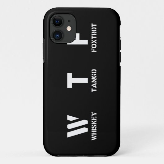 WTF Case-Mate iPhone HÜLLE (Rückseite)