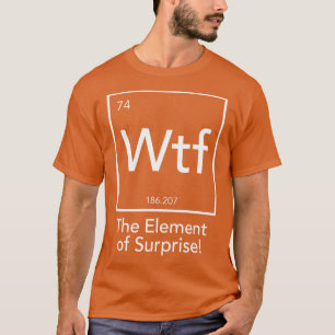 Wtf Das Element von Überraschungsbaseball T-Shirt