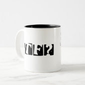 WTF? - Dünn-Hund-c Tasse - Schwarzes (Vorderseite Links)