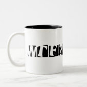 WTF? - Dünn-Hund-c Tasse - Schwarzes (Links)