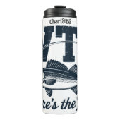 WTF: Fischen Spaß, Wo ist Fisch? Thermosbecher (Vorderseite)