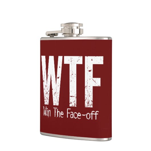WTF: Gewinnen Sie das Gesicht-off (Hockey) Flachmann (Links)