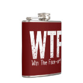 WTF: Gewinnen Sie das Gesicht-off (Hockey) Flachmann (Rechts)