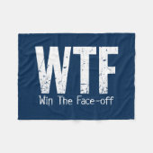 WTF: Gewinnen Sie das Gesicht-off (Hockey) Fleece (Vorderseite (Horizontal))