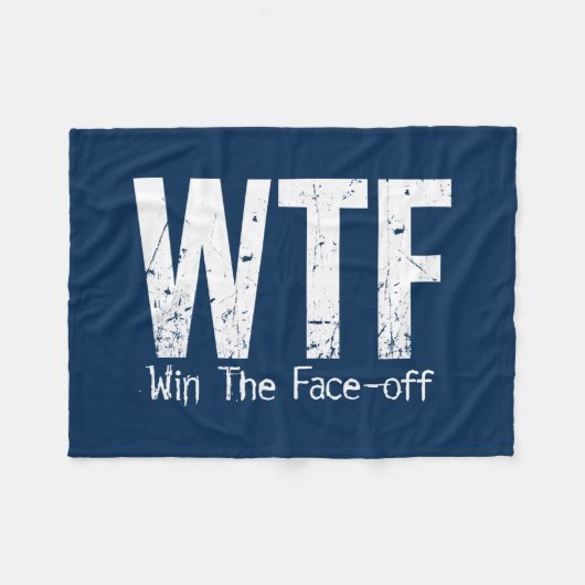 WTF: Gewinnen Sie das Gesicht-off (Hockey) Fleece  (Vorderseite (Horizontal))