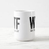 WTF: Gewinnen Sie das Gesicht-weg (Hockey) Kaffeetasse (Mittel)