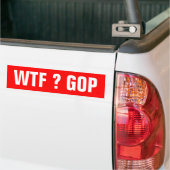 WTF GOP-Autoaufkleber Autoaufkleber (Auf Lkw)