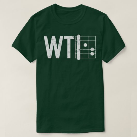 WTF Guitar F Chord T-Shirt (Design vorne)