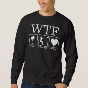 Wtf-Hammer-Wurf und Frauen-Hammer werfen Sweatshirt