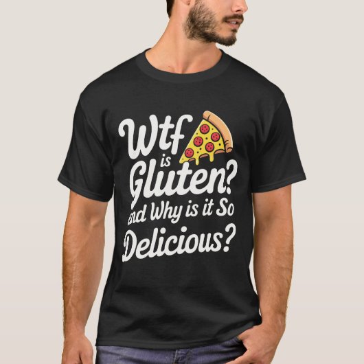 wtf is gluten T-Shirt (Vorderseite)