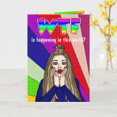 WTF is Happening in this World? Karte (Gelbe Blume)