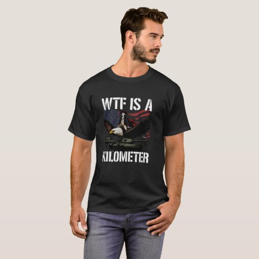wtf ist ein Kilometer 1 T-Shirt (Vorne ganz)
