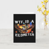 Wtf ist ein Kilometer funny George Washington Ridi Karte (Gelbe Blume)