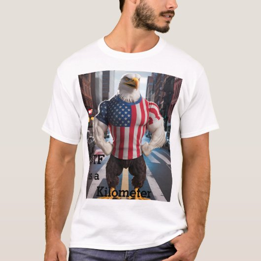 WTF ist ein Kilometer T-Shirt (Vorderseite)