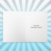 WTF ist Ereignis in dieser Welt? Crazy Spaß Karte