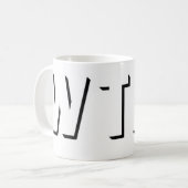 WTF? KAFFEETASSE (Vorderseite Links)