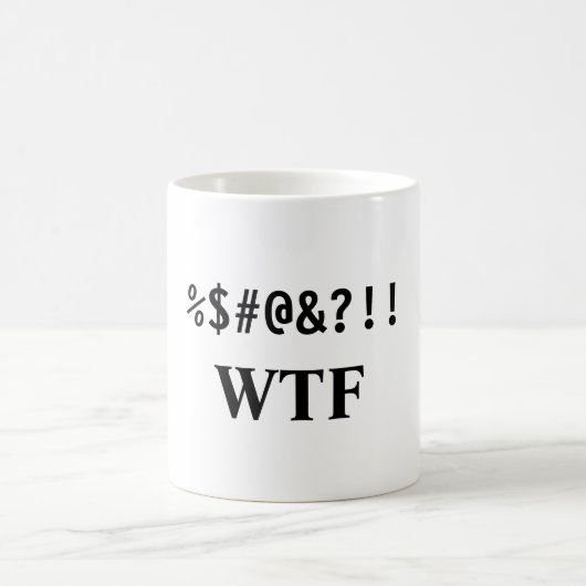 %$#@&?!! , WTF KAFFEETASSE (Mittel)