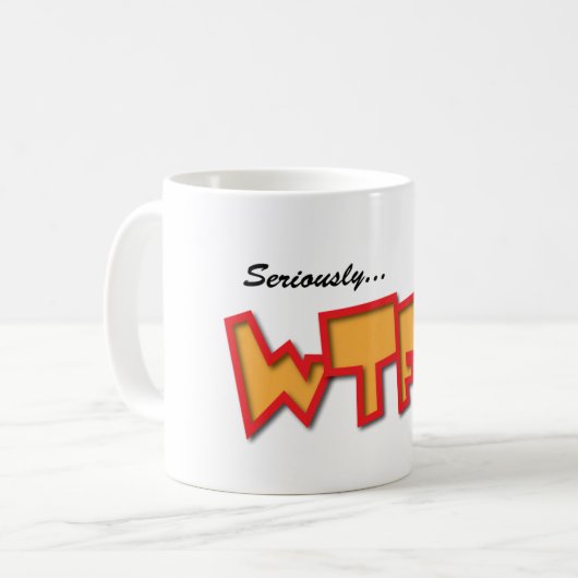 wtf kaffeetasse (Vorderseite Links)