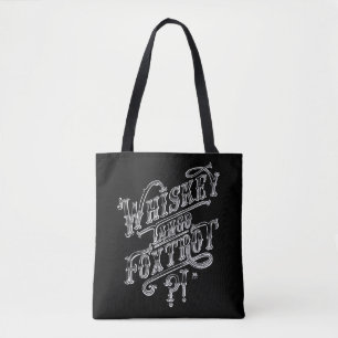 WTF lustige Vintage-Tattoo-Stil-Zitat-Zeichnung Tasche