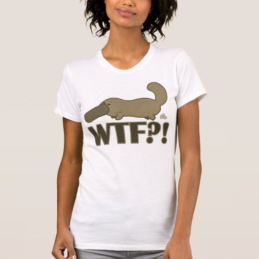 WTF Platypus T-Shirt (Vorderseite)