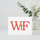 WtF Postkarte (Stehend Vorderseite)