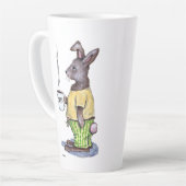 WTF Rabbit latte mug Milchtasse (Linke Ecke)