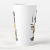 WTF Rabbit latte mug Milchtasse (Vorderseite)