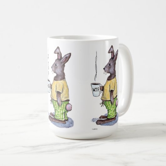 WTF Rabbit Redux mug Kaffeetasse (VorderseiteRechts)