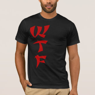 WTF rotes T-Shirt Drache-Mangans Jersey im