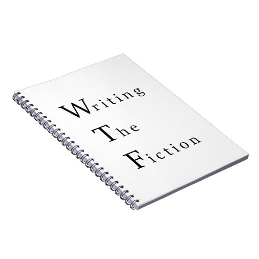 WTF Schreiben der Fiktion Spiral Notebook Notizblock (Rechte Seite)