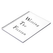 WTF Schreiben der Fiktion Spiral Notebook Notizblock (Linke Seite)