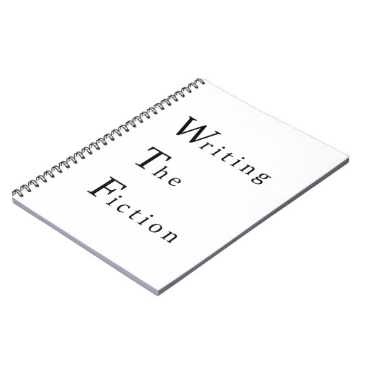 WTF Schreiben der Fiktion Spiral Notebook Notizblock (Linke Seite)
