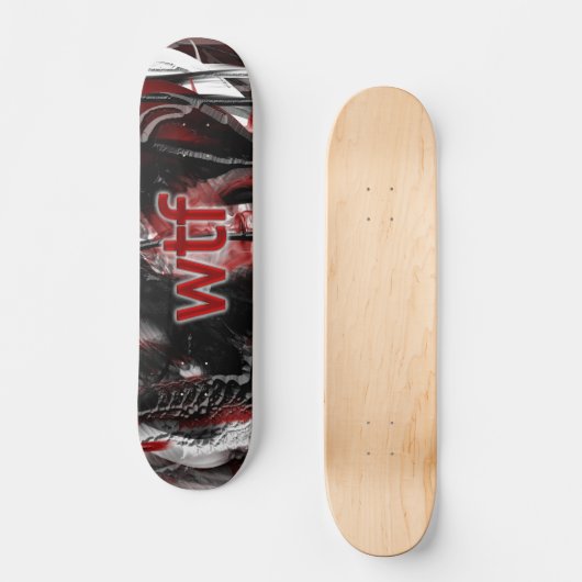 wtf skateboard (Vorderseite)