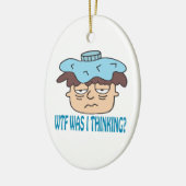 WTF war i-Denken Keramikornament (Links)