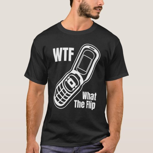 WTF Was das Gedreht Telefon Drehe T-Shirt (Vorderseite)