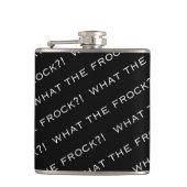 WTF?! - Was der Kittel?! - Flasche Flachmann (Vorderseite)