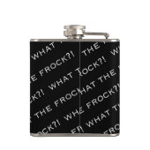 WTF?! - Was der Kittel?! - Flasche Flachmann (Rückseite)