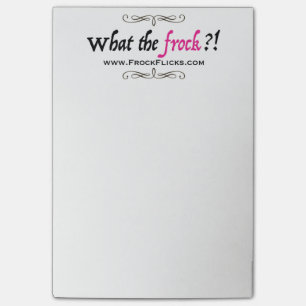 WTF?! - Was der Kittel?! - Klebrige Anmerkungen Post-it Klebezettel