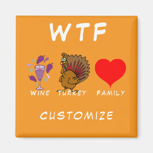 WTF Wein Türkei Familie Thunder_Cove Magnet