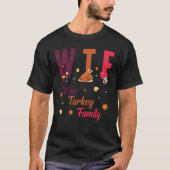 WTF Wein Türkei Familienfest Funny Funny Erntedank T-Shirt (Vorderseite)