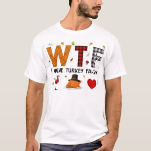 WTF Weine Türkei FamilienKariertes Shirt Funny Tha