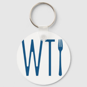 WTF - What The Fork Humor Merchandise Schlüsselanhänger