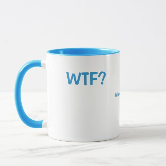 WTF? Where's the Fish? Tasse (Links)