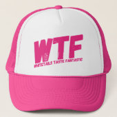 WTF Whitetails-Geschmack-fantastischer Frauen Truckerkappe (Vorderseite)
