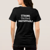 WTF Wide Receiver Legacy Tri-Blend Shirt (Rückseite)