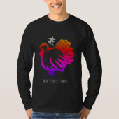 WTF Wine Turkey Familienrainbow T-Shirt (Vorderseite)