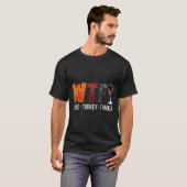 Wtf Wine Turkey Family Funny Thanksgiving T-Shirt (Vorne ganz)