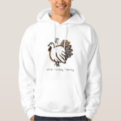 WTF Wine Turkey Family Hoodie (Vorderseite)