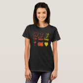 WTF Wine Turkey Family Thanksgiving Dinner  Fall A T-Shirt (Vorne ganz)