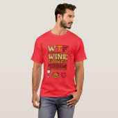 WTF Wineurkey Friends and Family Funnyhanksgiv gif T-Shirt (Vorne ganz)